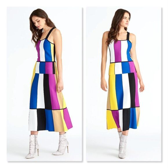 NEW! Rachel Roy Massima Multicolor Block Tank size Medium - Picture 3 of 14